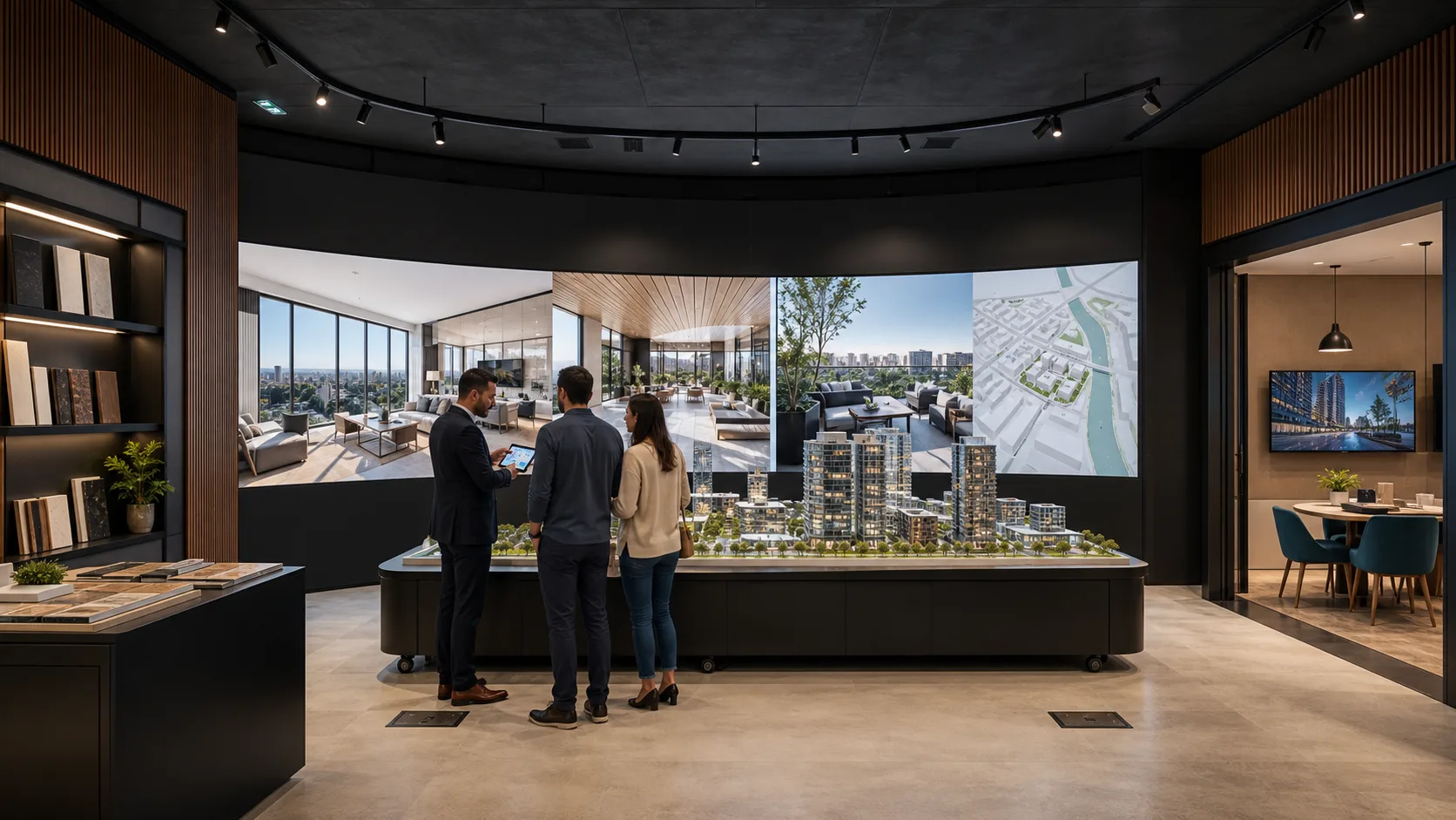 Real-estate visualization center — concept visualization