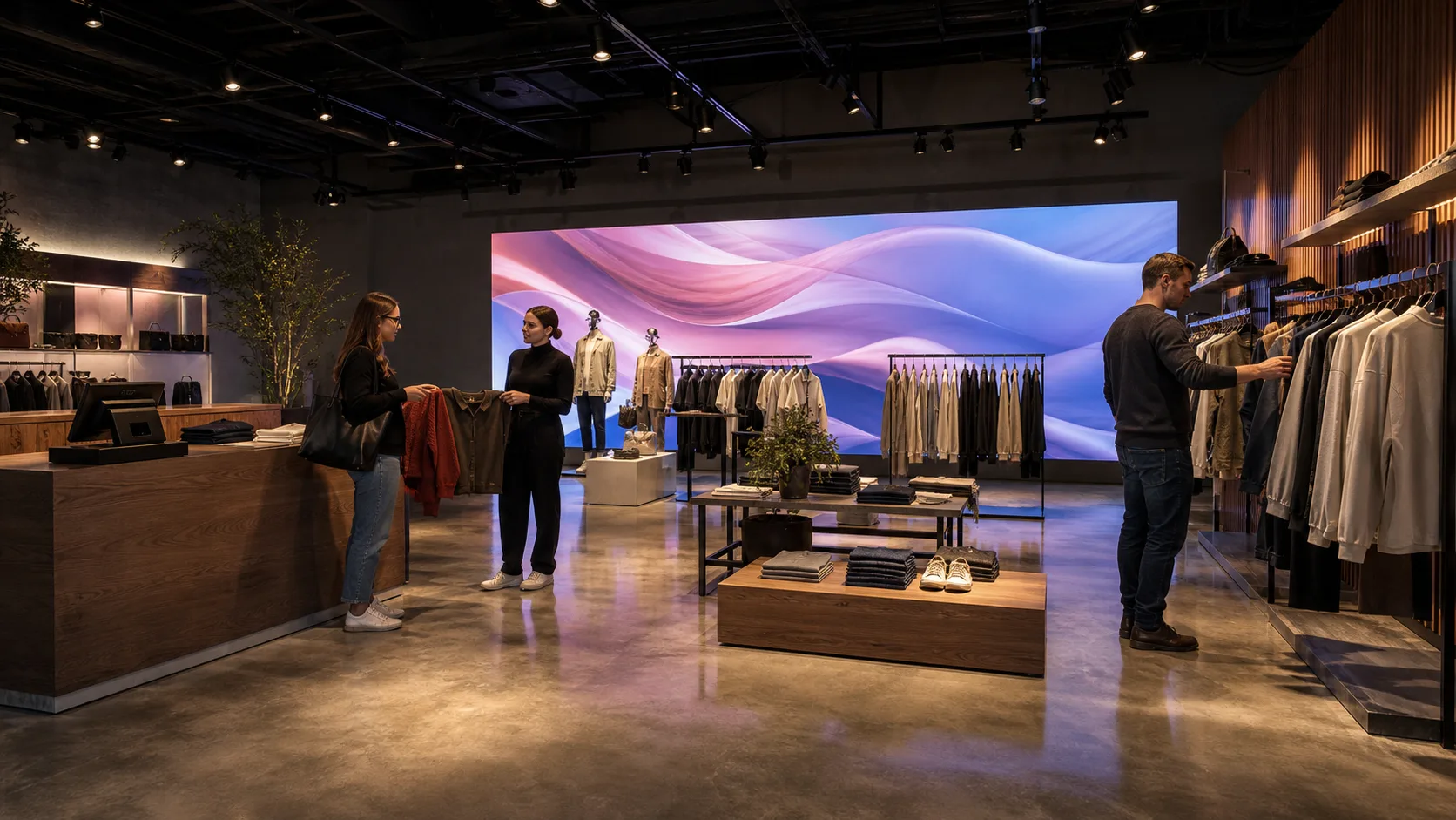 Campaign-scale storefront canvas — concept visualization